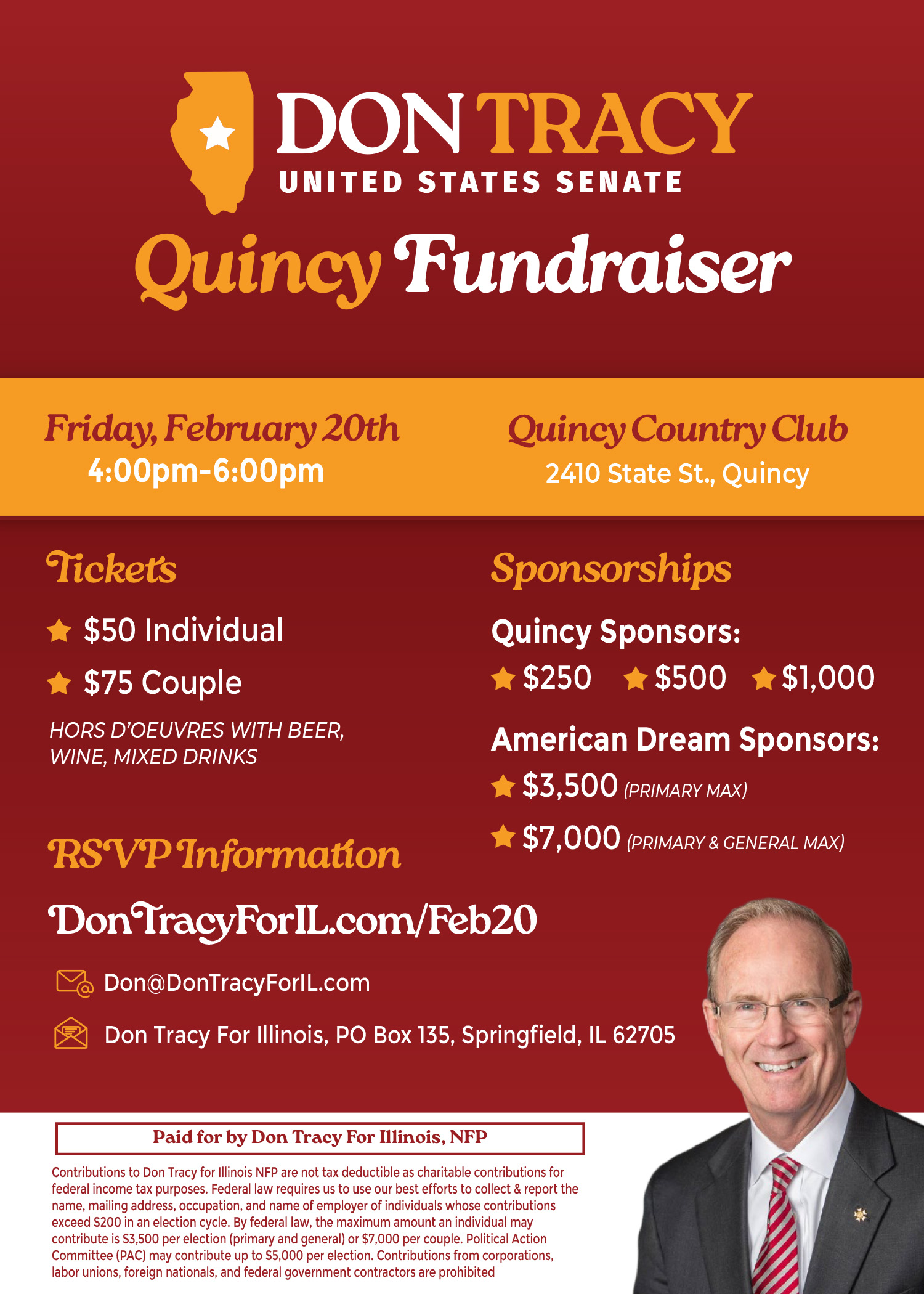 Quincy Fundraiser